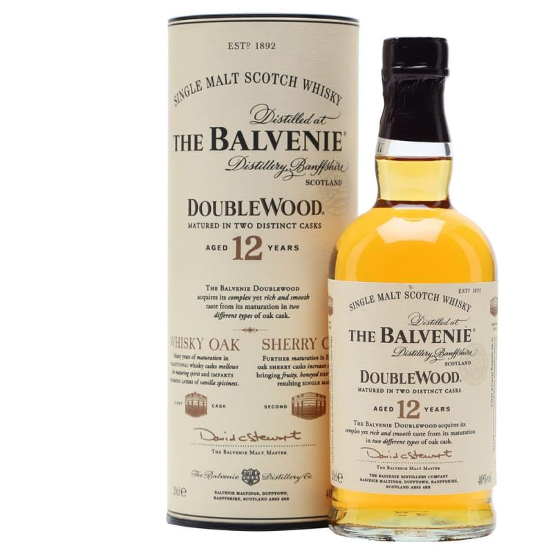 Szkocka Whisky Single Malt Balvenie 12 yo DoubleWood Sherry Oak - zamów online w dobrej cenie