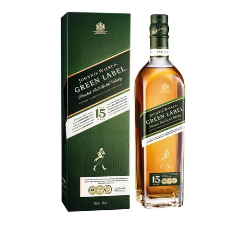 Snel Verschrikkelijk door elkaar haspelen WHISKY JOHNNIE WALKER GREEN LABEL 0,7L 43% - cena, szkocka whiskey sklep  online