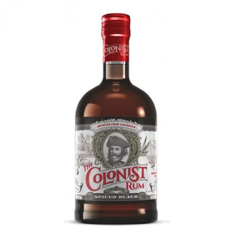 RUM COLONIST BLACK SPICED 40% 0,7L (1)