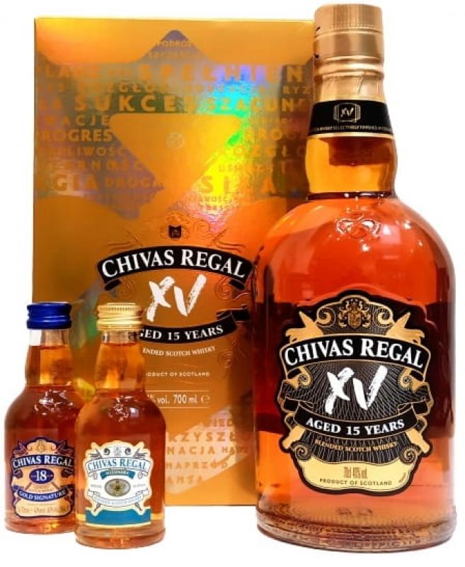 whiskey-chivas-regal-xv-40proc-0-7l-2-x-chivas-mizunara-0-05l-i-chivas-18yo-0-05l