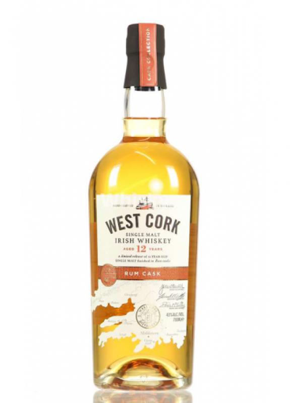 whiskey-west-cork12yo-rum-cask-malt-0-7l-43proc-irlandzka