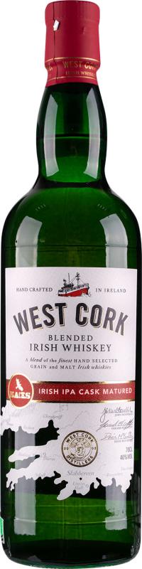 WHISKEY WEST CORK BLENDED IPA CASK 0,7L 40% IRLANDIA