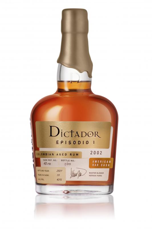 Rum Dictador Episodio American Oak Cask 2002 0,7l 43%