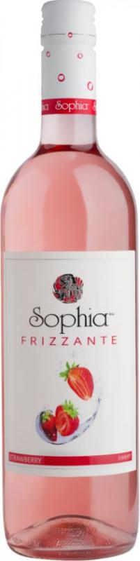 Wino Sophia Frizzante Strawberry różowe, słodkie 0,75l