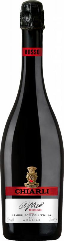 Wino musujące Lambrusco Chiarli Dell\'Emilia Rosso cz/s 0,75l 7,5%