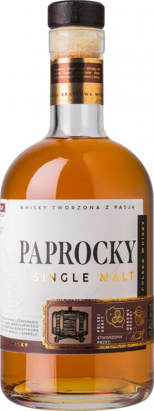 Whisky Paprocky Single Malt 0,7l 40% - polska wihsky single malt
