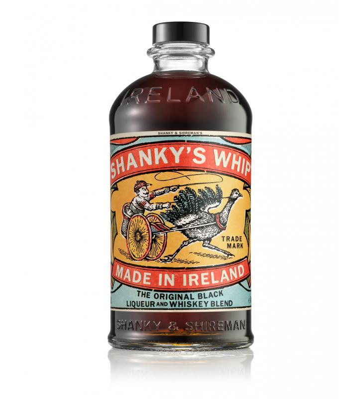 Shanky\'s Whip Black Liqueur and Whiskey Irish 0,7l 33%