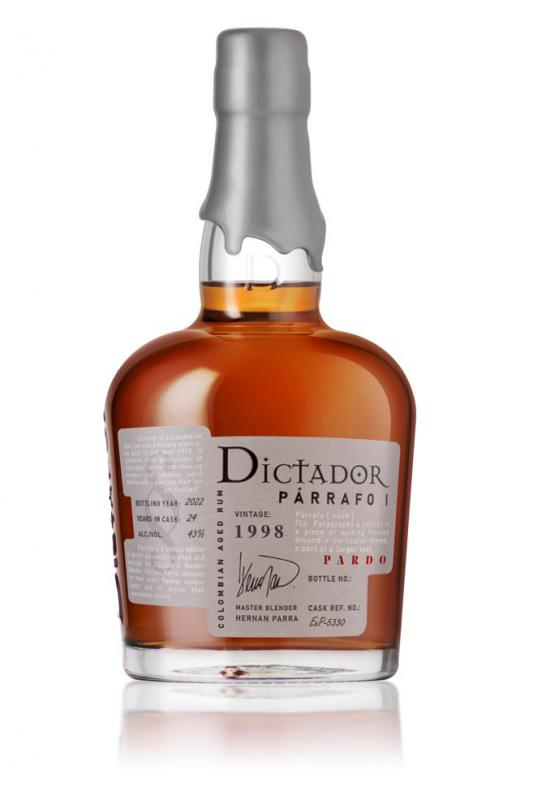 Rum Dictador Parrafo Pardo 1998 0,7l 43%