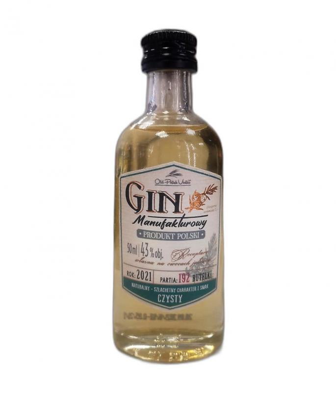 Gin Manufakturowy Czysty 2021 50ml 43 Alkoholeswiata24 Cena 