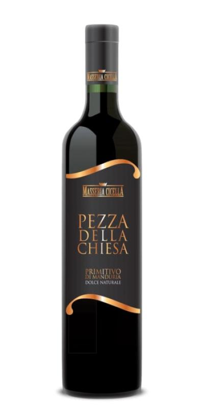 Wino Pezza Della Chiesa DOCG Primitivo Di Manduria - wino włoskie czerwone, słodkie