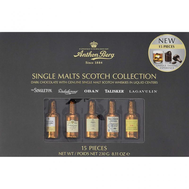 ANTHON BERG Single Malt Whisky Liqueurs 5 Piece 78g