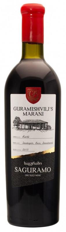 Wino Guramishvilis Marani Saguramo Red - wino gruzińskie czerwone, wytrawne