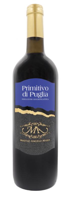 Wino Mastro Angelo Maria Primitivo Di Puglia IGT - wino włoskie czerwone, wytrawne