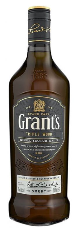 Whiskey Grant\'s Triple Wood Smoky 0,7l 40%