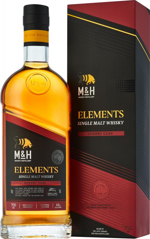 Whisky M&H Elements Sherry Single Malt 0,7l 46%