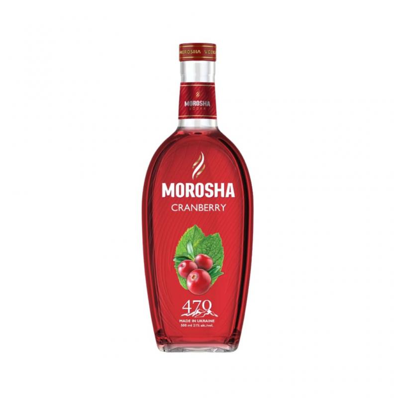 Wódka Morosha Cranberry 0,5l 21% - wódka żurawinowa