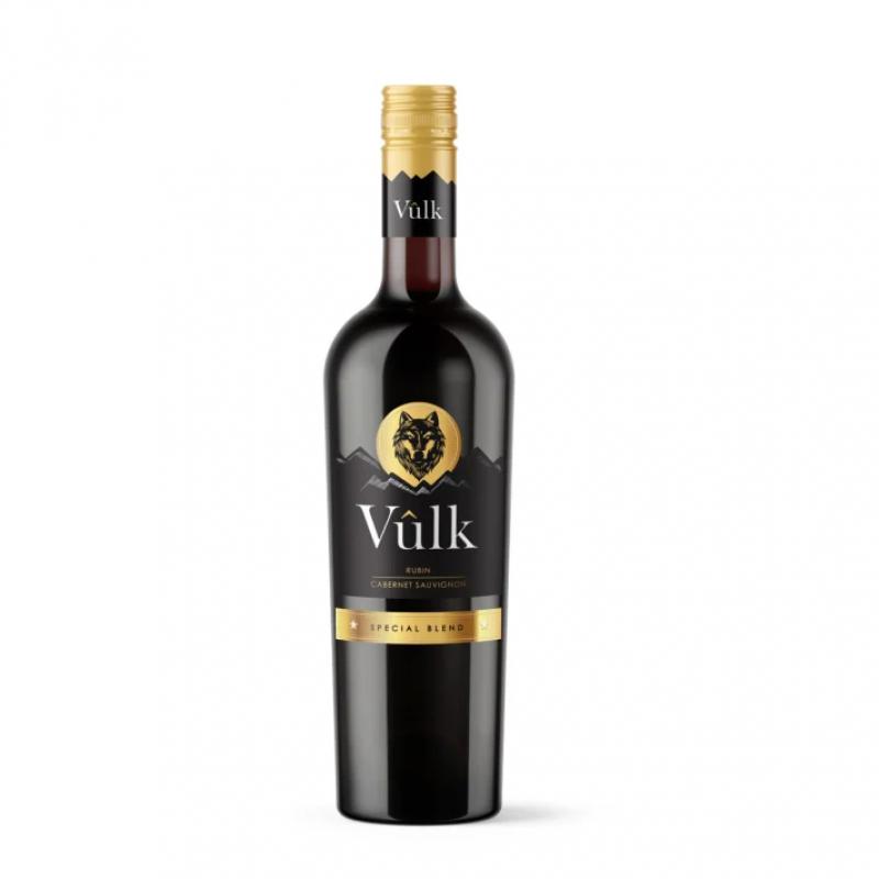 Wino Vulk Rubin & Cabernet Sauvignon - czerwone, wytrawne 0,75l