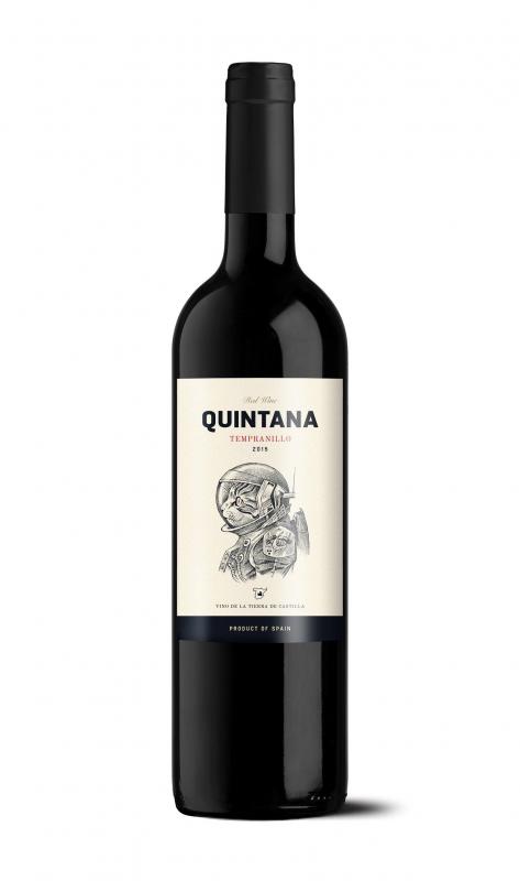 Wino Quintana Tempranillo czerwone, półsłodkie 13% - Hiszpania