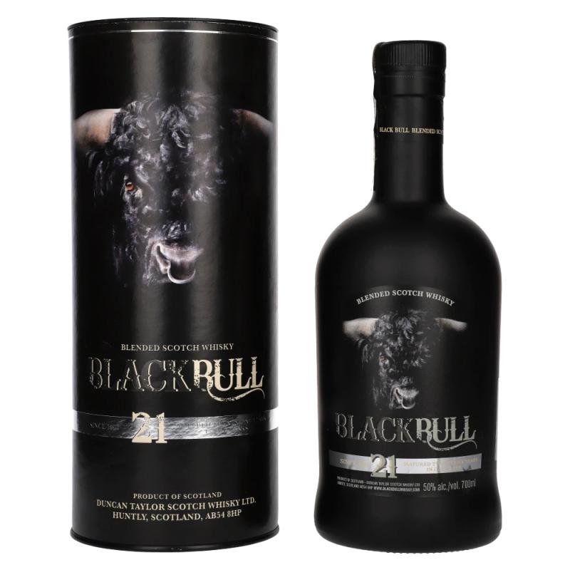 Whisky Black Bull 21 years old 0,7l 50% - szkocka whisky 