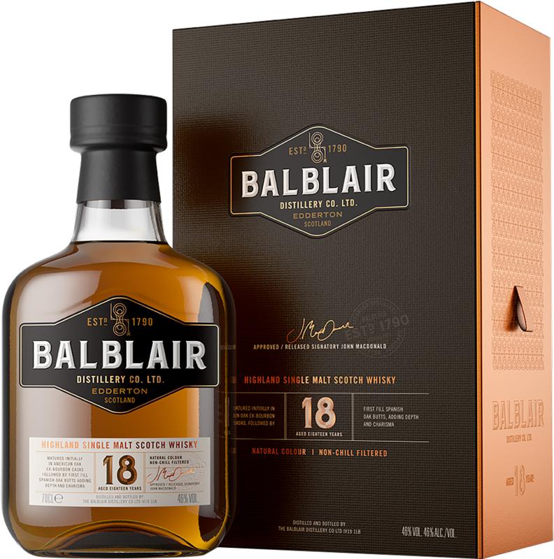 Whisky Balblair 18 YO - szkocka whisky online
