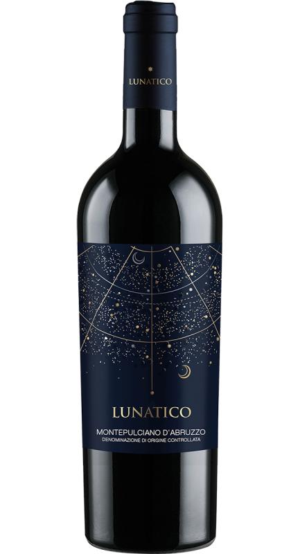 Wino Lunatico Montepulciano D\'Arbruzzo czerwone, wytrawne 0,75l 13,5%