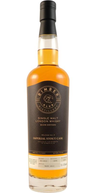 Whisky Bimber klub Release No.3 Imperial Stout Cask 2022 0,7l 51,2%