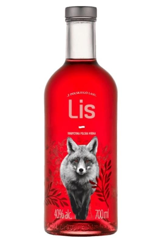 Wódka Dębowa Red Lis - czerwona wódka smakowa o smaku leśnych owoców. 