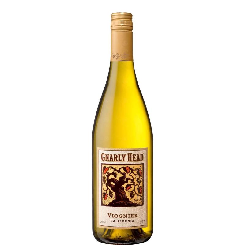 Kalifornijskie białe, wytrawne Wino Gnarly Head Unoaked Viognier 