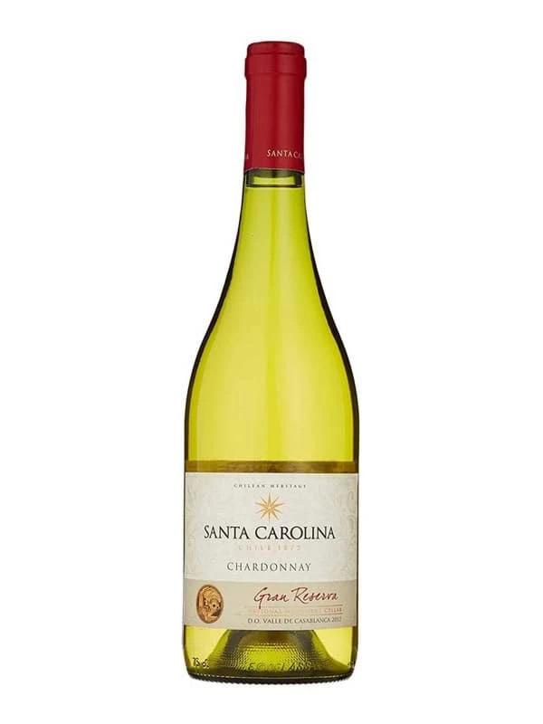 Wino chilijskie Santa Carolina Gran Reserva Chardonnay 14% - białe, wytrawne 