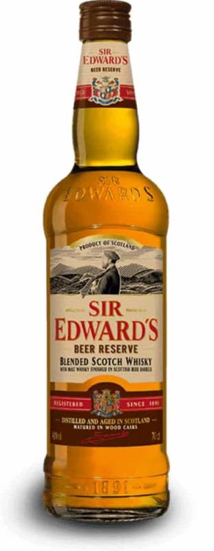 Whisky Sir Edward\'s Beer Reserve 0,7l 40%