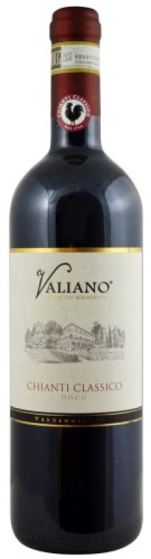 Wino Chianti Bio Classico Valiano DOCG czerwone, wytrawne 0,75l w skrzynce