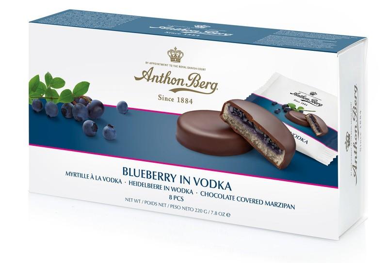 Czekoladki Anthony Berg Blueberry in Vodka - jagoda 220g