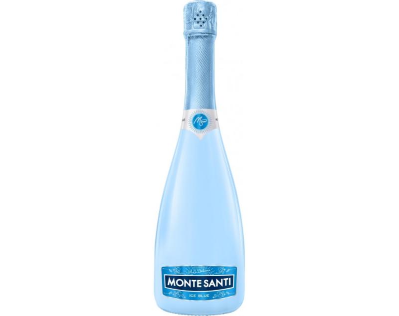 Wino musujące Monte Santi Ice Blue białe, półsłodkie 0,75l 10%