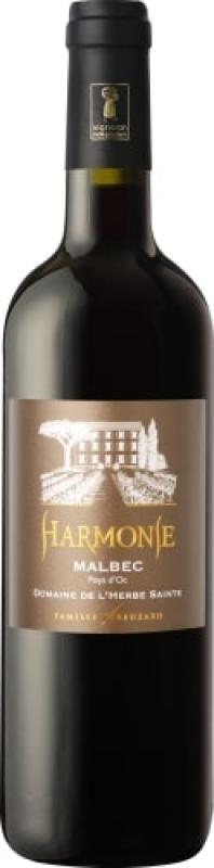 Wino Herbe Sainte Harmonie Malbec czerwone, wytrawne 0,75l 13,5%
