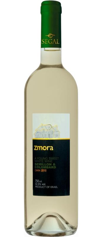 Wino Zmora Semillon & Colombard białe słodkie 12% Izrael