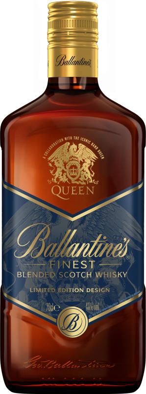 Whisky Ballantine\'s QUEEN Limited Edition 0,7l 40% - limitowana edycja whisky z zespołem Queen