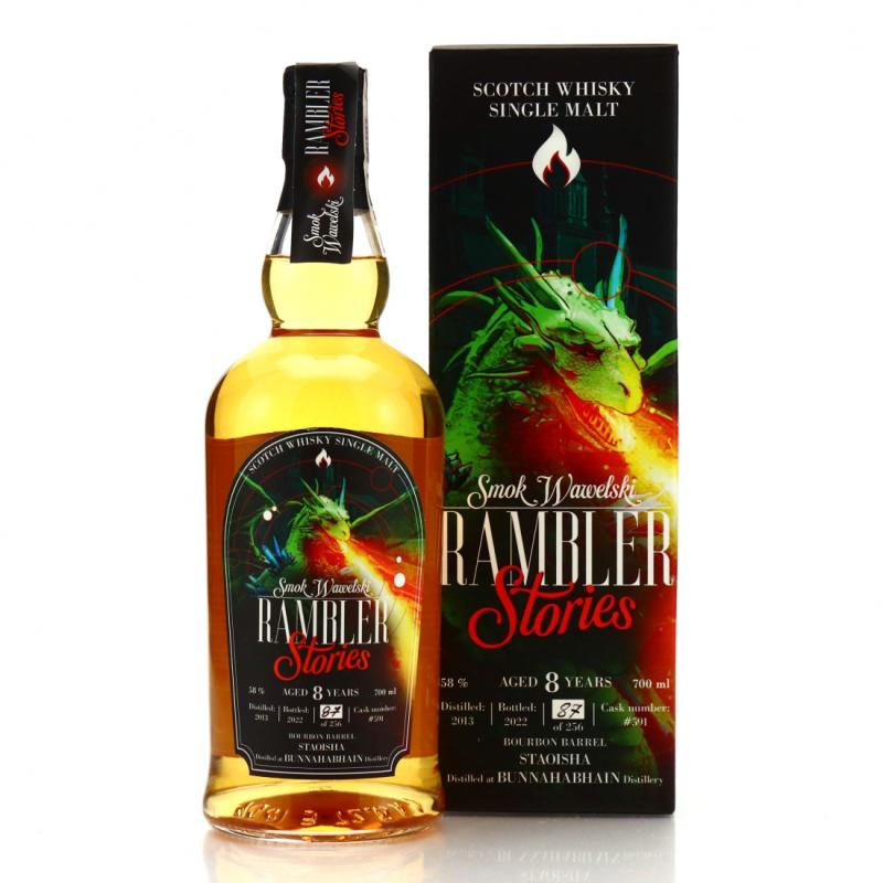 Whisky Rambler Storier Smok Wawelski Bunnahabhain 2013 0,7l 58%