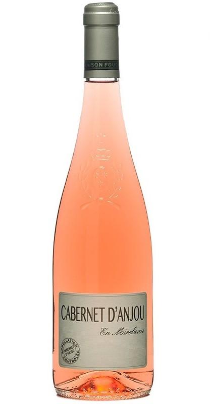 Wino Maison Foucher En Mirebau Cabernet D\'Anjou AOC- różowe, wytrawne