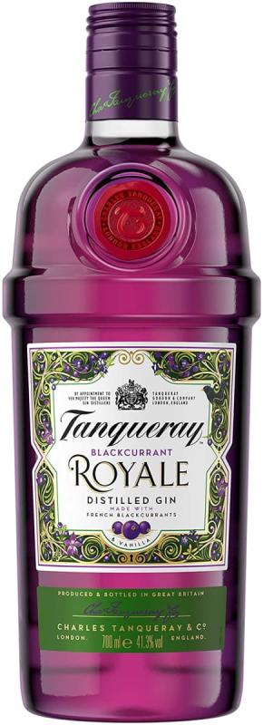 Gin Tanqueray Blackcurrant Royale o smaku czarnej porzeczki dostępny online