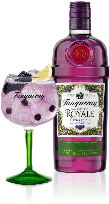 Dobry drink na ginie Tanqueray Blackcurrant Royale przepis online
