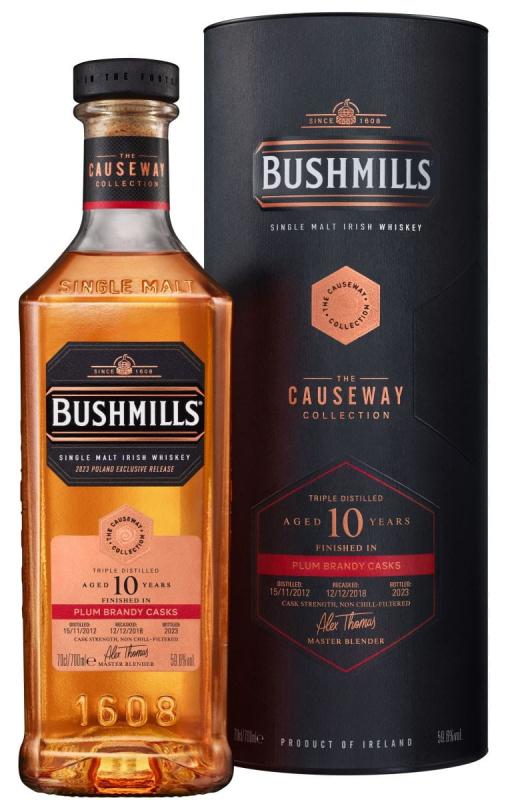 Whiskey Bushmills Plum Brandy Cask 10 YO 0,7l 59,6%