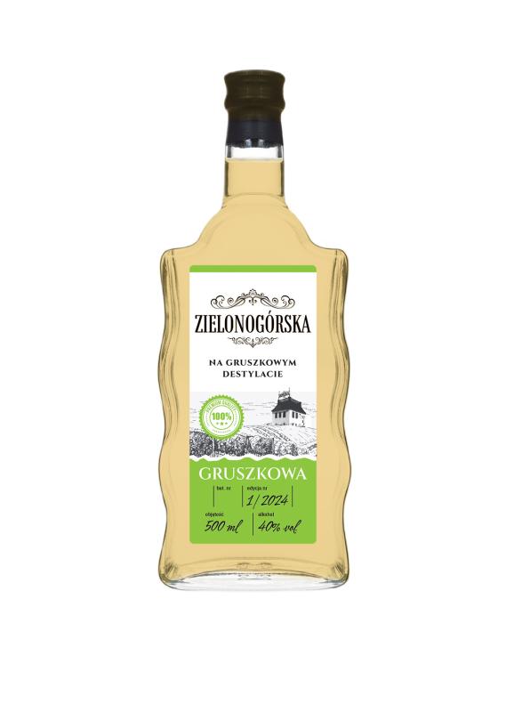 Wódka Zielonogórska Gruszkowa 0,5l 40%