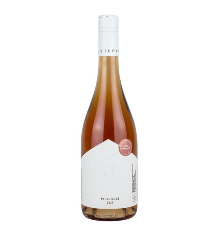 Wino Turnau Perle Rose Frizzante różowe, wytrawne 0,75l 10%