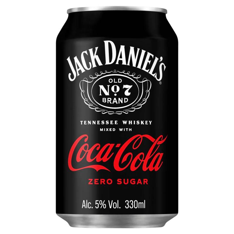 Drink Jack Daniel\'s & Coca-Cola Zero 0,33l 5%