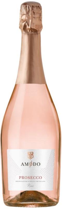 Wino Prosecco Amodo Rose Millesimato 2022 różowe, półwytrawne 0,75l 11%