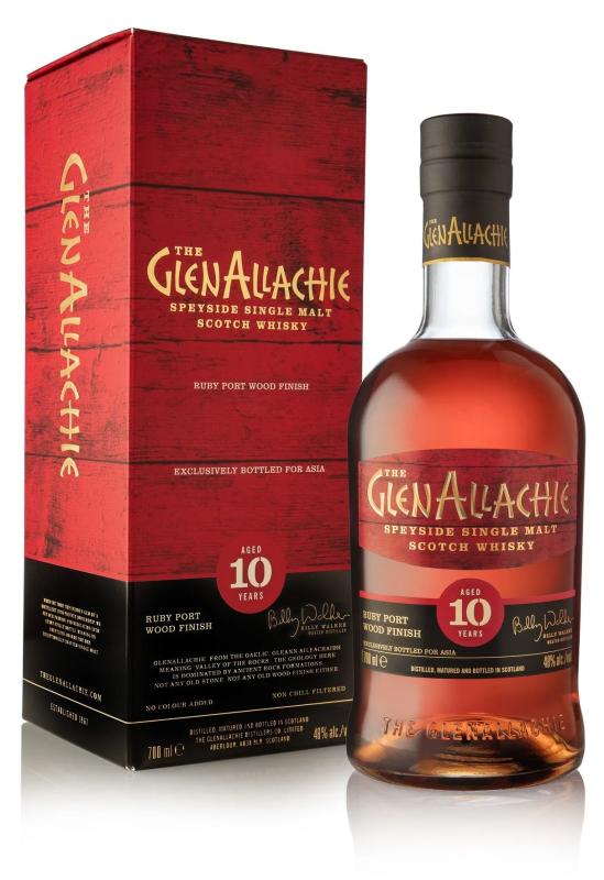 Whisky Glenallachie 10 YO Ruby Port Wood 0,7l 48% Limited Edition