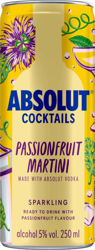 Drink Absolut Passionfruit Martini 250ml 5% - koktajl na wódce online