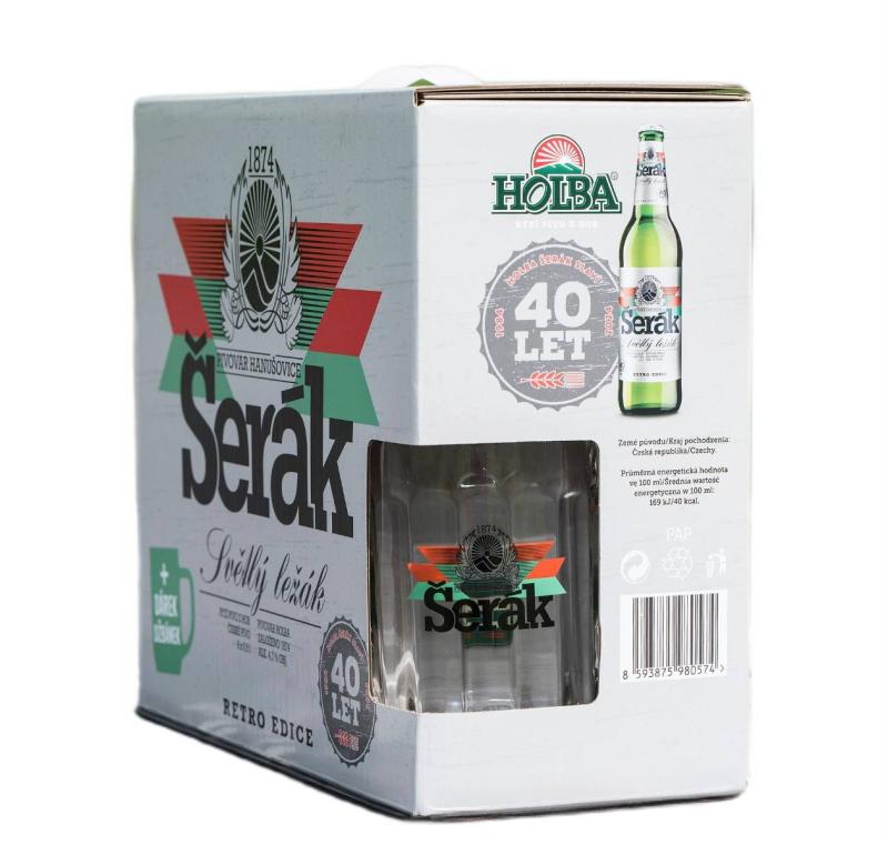 Piwo Holba Serak Retro zestaw 6 x 0,5l + kufel online