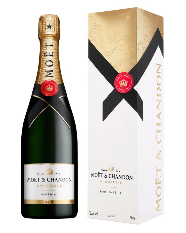 Szampan Moet & Chandon Imperial Brut | Biały, wytrawny nowy design