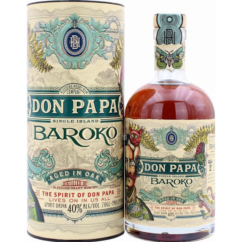 Rum Don Papa Baroko 0,7l 40% + tuba 